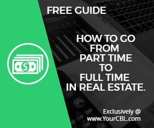 Thinking about doing Real Estate Part Time? - Click Here