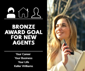 BRONZE AWARD GOAL FOR NEW AGENTS